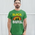 thumbnail image 3 of Tee Hunt Black Is Beautiful T-shirt African American Black Pride Equality Men's Tee, Green, 3X-Large, 3 of 5