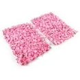 thumbnail image 4 of ANQIDI 20Pcs Pink Artificial Flowers Wall Panels 16" x 24" Flower Panel Wedding Party Stage Backdrop Decor, 4 of 12