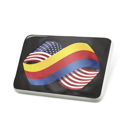 Porcelein Pin Friendship Flags USA and North Holland (Noord-Holland) region Netherlands Lapel Badge – NEONBLOND