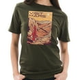 thumbnail image 3 of Oversized Visit Mars Graphic Design Unisex Lane Seven Ring Spun Cotton Vintage Short Sleeve Crewneck Tee Shirt - Vintage Olive 2XL, 3 of 4