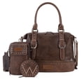 thumbnail image 1 of Set de bolsos Montana West Wrangler Doctor Bag para mujer, 3 piezas, 1 of 6
