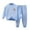 style-02 Blue, variant on Gubotare Toddler Girls Pajamas Girls' Long Sleeve Top and Pants Snug Pajama Fit Size 12 18 Months (Blue,12-18 Months)