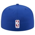 thumbnail image 4 of Men's New Era Royal Philadelphia 76ers State Stitch 59FIFTY Fitted Hat, 4 of 6