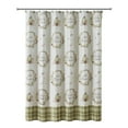 thumbnail image 4 of VCNY Home Fall Words 16-Piece Multicolor Plaid Polyester Shower Curtain Bath Set, 4 of 6