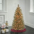 thumbnail image 5 of National Tree Company 4.5 ft. Pre-Lit Artificial Christmas Tree, Green, Arcadia Pine Cashmere, 100 Clear Lights, Includes Stand, 5 of 5