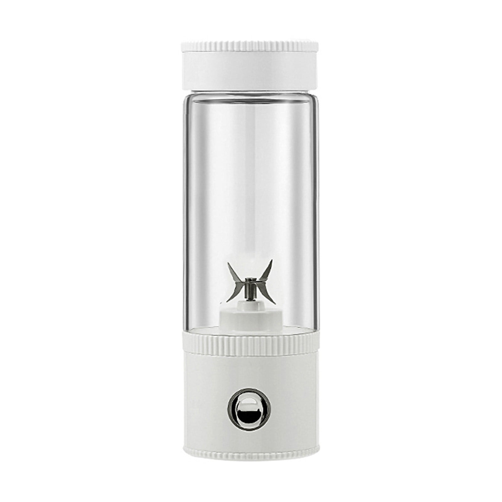 Iumwxz Portable Blender, Personal Blender for Smoothies Juicer USB Rechargeable with 4 Blades, Handheld Blender for Sports Travel and Outdoors, 350ml Capacity, 1200mAh Battery, One Button Operation
