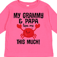 thumbnail image 4 of Inktastic Grammy and Papa Love Me Boys or Girls Long Sleeve Toddler T-Shirt, 4 of 5
