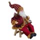 thumbnail image 2 of Figuras de Papá Noel sentado 69HF de 14 pulgadas, adornos de árbol de Navidad colgantes, muñeco de Papá Noel, juguete coleccionable, 2 of 4