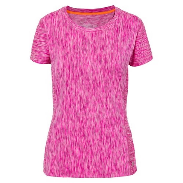 Trespass - Camiseta deportiva modelo Daffney para mujer (Mezcla rosa)