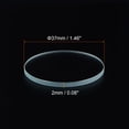 thumbnail image 2 of 3pcs AR-coating Watch Lens 37mmx2mm Round Flat Mineral Watch Crystal Glass, 2 of 6