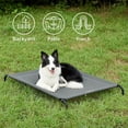 thumbnail image 5 of Cooling Elevated Dog Bed for Large Dogs, Breathable Mesh Raised Pet Cot with Non-Slip Feet, Indoor & Outdoor, Grey, 47.5 in, 5 of 8