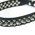 thumbnail image 4 of CoreLife Spiked Dog Collar / Spiked Cat Collar, Punk Metal Studded Vegan Leather Heavy Duty Pet Collar - Black, 4 of 6