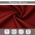 thumbnail image 6 of DONGPAI Outdoor Curtains for Patio Waterproof 52" x 108" Grommet Light Blocking Privacy Curtains Outside Curtains for Porch Gazebo Pergola, Red, 1 Panel, 6 of 6