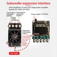 thumbnail image 2 of -ST21 Placa Amplificadora Digital 2.1 Canales 2X100W+200W Subwoofer TPA3221 Módulo Amplificador Bluetooth con Antena 2.4G, 2 of 5