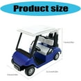 thumbnail image 5 of Alloy Mini Golf Cart Model with Clubs Decorative Accent For Adults Kids Room, 5 of 21