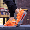 thumbnail image 2 of Breathable Running Shoes Blade Slip on Sneakers Mens Orange (Size 47), 2 of 4
