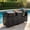 Black, variant on DTTRA 80.5" Solid Wood Grill Cart for Kamado & Griddles, Stainless Steel Top, Dark Brown