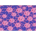 thumbnail image 1 of Ahgly Company Machine Washable Indoor Rectangle Transitional Purple Area Rugs, 5' x 8', 1 of 7