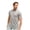 Heathered Grey, variant on Merino.tech Men’s Short Sleeve Polo Shirt - 𝗘𝘃𝗲𝗿𝘆𝗱𝗮𝘆 Merino Wool Polo, L - Black