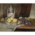 thumbnail image 2 of Marie Egner 24x20 Gold Ornate Framed and Double Matted Museum Art Print Titled - Fruit Tire Life with Jug (C1879), 2 of 4