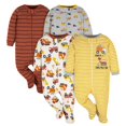 thumbnail image 1 of Sleep 'N Play Footie Gerber para bebés, paquete de 4, 6 a 9 meses, 1 of 7