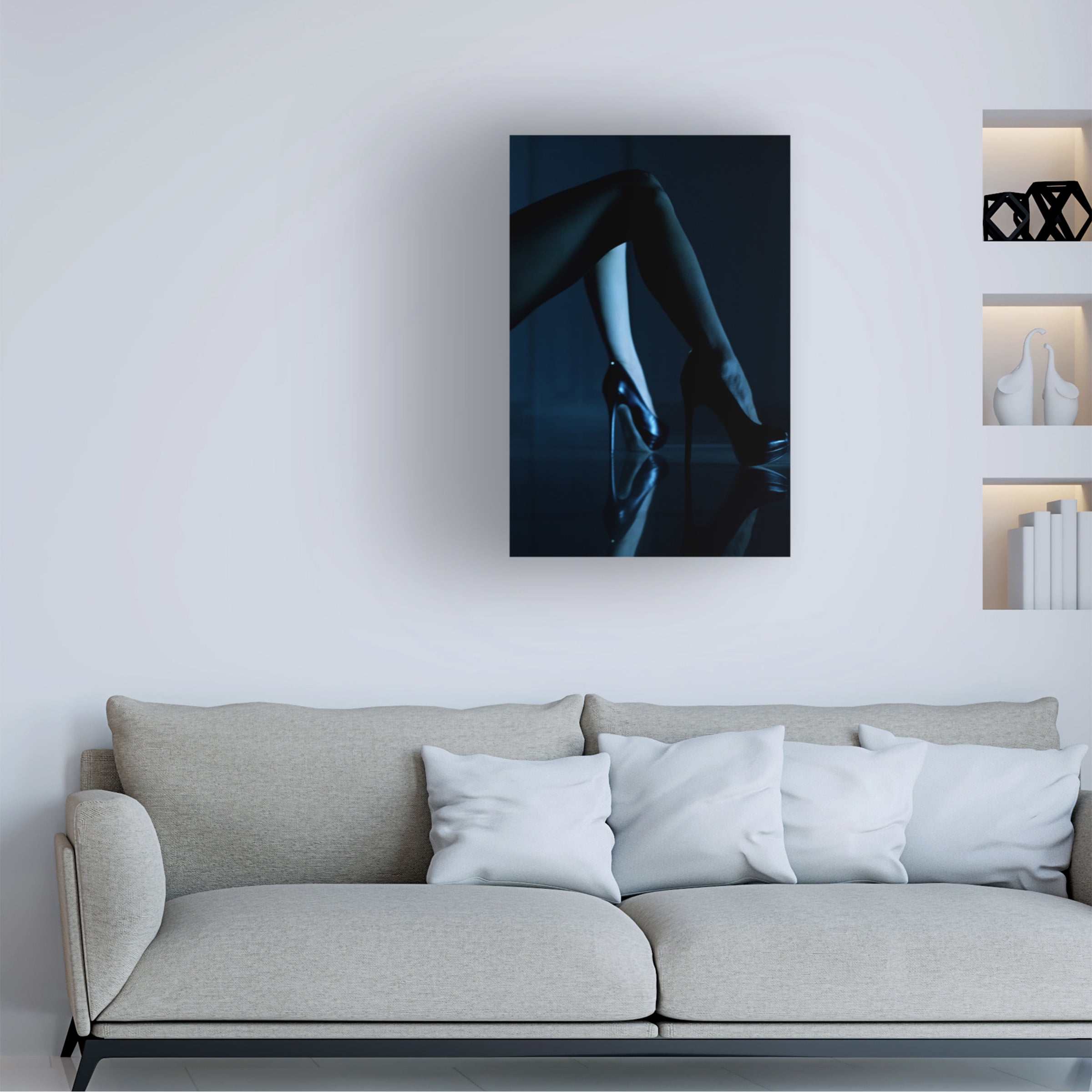 Erik Schottstaedt 'Blue Velvet' Canvas Art
