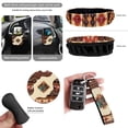thumbnail image 7 of Garronmavis Car Front Seat Cover Rear Split Bench Cover Steering Wheel Cover Seat Belt Cover Air Vent Car Organizer Car Trash Can Rearview Mirror Cover Coasters Keychain 15pcs Southwest Aztec Cactus, 7 of 7