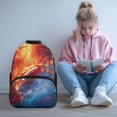 thumbnail image 2 of Aplkyhs Fire Rugby School Backpack for Students 6-18 Ergonomic Padded Shoulder Straps Large Capacity Bookbag for Elementary Middle High School Boys Girls Daily Use, 2 of 7