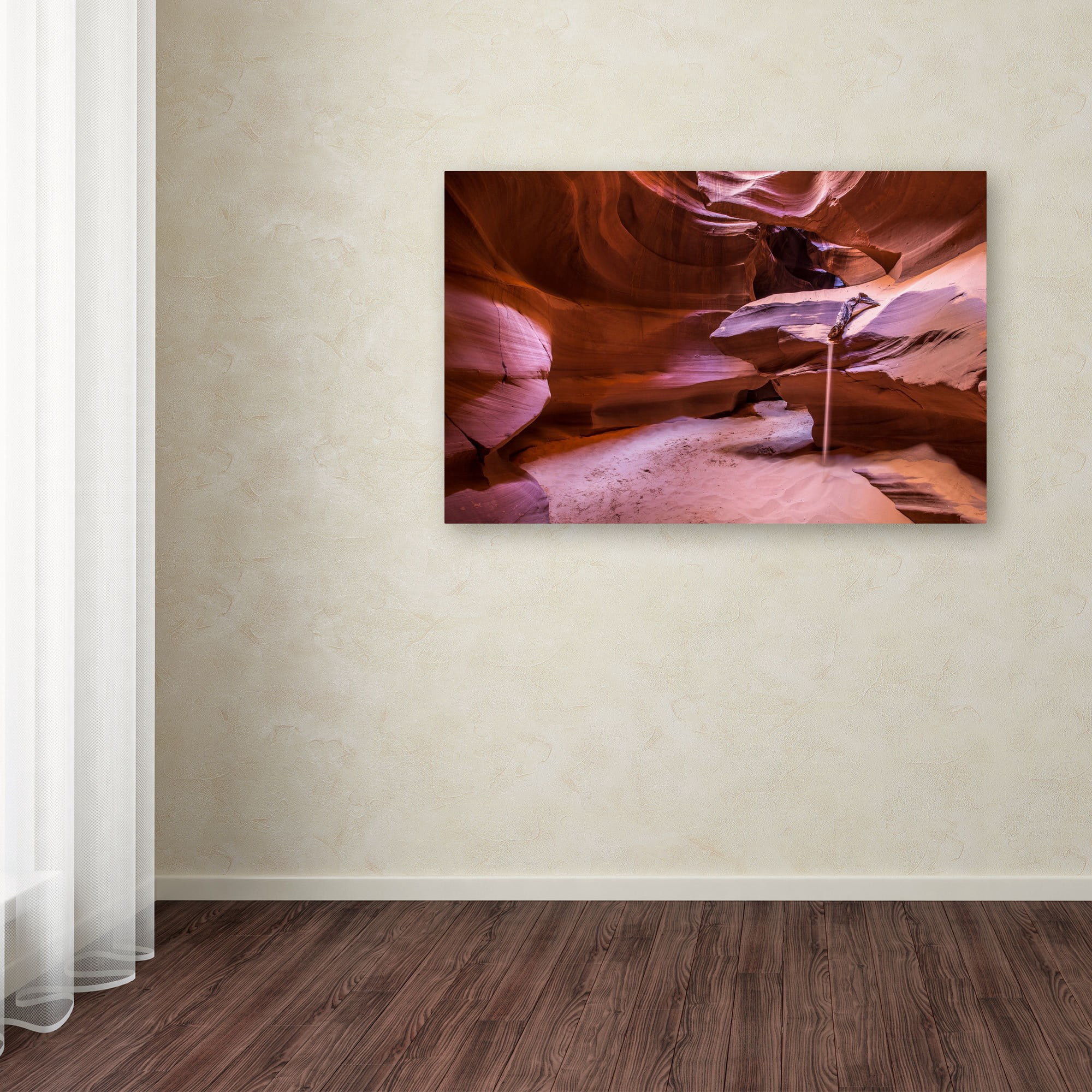 Trademark Fine Art "Weeping Sand" Canvas Art by Pierre Leclerc