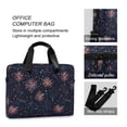thumbnail image 4 of FORMRS 16" Laptop Bag Carrying Sleeve Case with Handle Travel Shoulder Briefcase, Red and White Fireworks Pattern, 4 of 8
