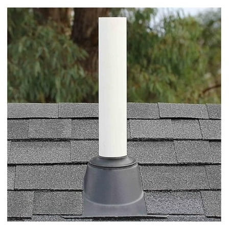 Dektite SHT Roof Pipe Flashing - DST103B - 2" Pipe, 15" x 11.25" Base - Asphalt Shingle Compatible - Type-B Approved - 20 Year Warranty