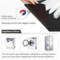 thumbnail image 2 of Coolnut Black Daisy Flower Dishwasher Magnet Cover,Reusable Fridge Panel Decal with Magnetic Stickers for Kitchen Appliance Home Decor, 23"x 26", 2 of 6