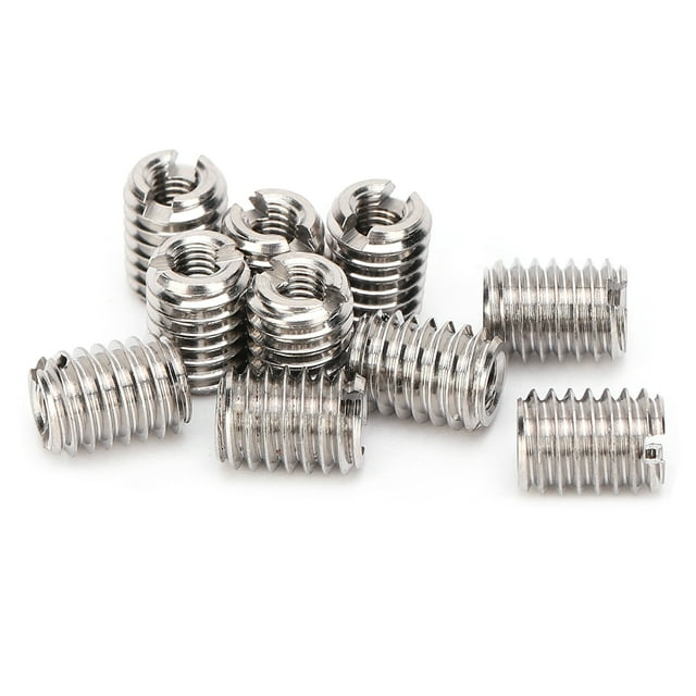 Thread Repair Tool Effective High-Accuracy Practical Thread Inserts Stainless Steel for Machine DIY Handcraft