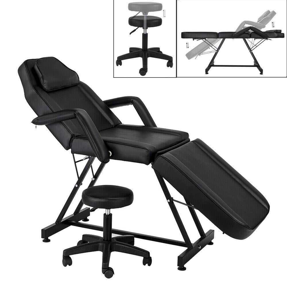 Ktaxon Adjustable Hydraulic Massage Bed Chair W/stool Beauty Spa Tattoo