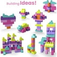 thumbnail image 6 of MEGA BLOKS Big Building Bag Toddler Block Toys with 80 Pieces, 6 of 7