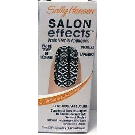 1pc Sally Hansen Salon Effects Real Nail Polish Strips ~ Hide And Peek 02