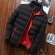 thumbnail image 2 of Men's Autumn Winter Zipper Warm Down Jacket Packable Light Coat XL, 2 of 5