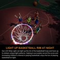 thumbnail image 4 of LED Basketball Hoop Lights   Remote Control Basketball Rim LED Light  16 Color Change by Yourself  Waterproof，Super Bright to Play at Night Outdoors  Good Gift for Kids, 4 of 8