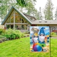 thumbnail image 2 of Rdsfhsp Hello Sunshine Summer Gnome Garden Flag Seasonal Linen Small Vertical 12x18 Double Sided Yard Lawn Flags for Outside Holiday Outdoor Decor, 2 of 5