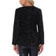 thumbnail image 3 of Blazer de lentejuelas de manga larga abierta para mujer INSPIRE CHIC, XS, negro, para fiesta disco, 3 of 6