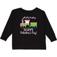 thumbnail image 3 of Inktastic Happy Valentines Day Childs Train Boys or Girls Long Sleeve Toddler T-Shirt, 3 of 5