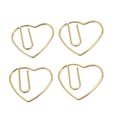 thumbnail image 1 of 100Pcs Heart Shaped Paper Clips Iron Decorative Paperclips Set Perfect for Marking Books Notebooks Clipboards in Office School or Home Use, 1 of 7