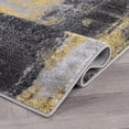thumbnail image 5 of World Rug Gallery Modern Watercolor Abstract Design Area Rug - YELLOW 2'x3', 5 of 8
