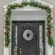 thumbnail image 5 of Anillo de flores de terciopelo navideño para decoración de puerta de entrada, 45 cm., 5 of 8