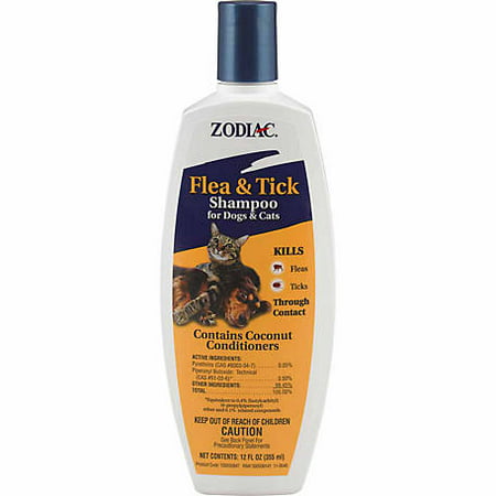 Zodiac Flea and Tick Shampoo for Dogs and Cats, 12