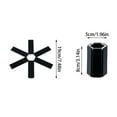 thumbnail image 3 of Hearth & Gear Folding Insulation Pad Pot And Pan Protectors Cookware Protectors For Kitchen Scratch Cookware Utensils Tool Pan Protectors For Stacking And Protecting Your Cookware Camping Gadgets for, 3 of 7