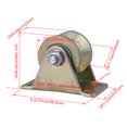 thumbnail image 3 of BQLZR Roue Rigide à Rainure en Acier de 1,2 Pouce de 45 Po pour Chariots Industriels 200 Kg, 3 of 3