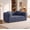 Blue, variant on Meeyar Loveseat Sofa, 65 2 Seater Deep Seat Couch with 2 Pillows, for Living Room Apartment Office Bedroom, Beige