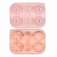 thumbnail image 1 of Bandeja de hielo Diamond Rose con 6 moldes for cubitos de hielo Diamond - Elegante máquina de hielo de silicona for fiestas y cócteles, 1 of 2