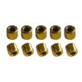 thumbnail image 1 of 10 anillos guía para caña de pescar, reparación de guías de caña DIY Cilíndrico Dorado 04, 1 of 5